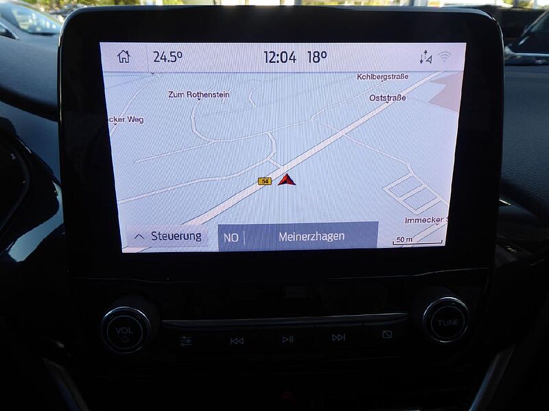 Ford Puma Titanium, Navi